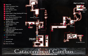 Catacombs of Carthus map dks3