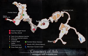 Cemetery of Ash Map